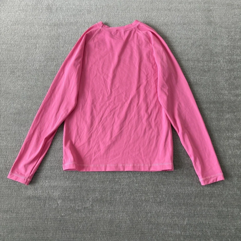 Hanna Andersson Rash Guard Swim Tee Shirt Top Girls 12 Sun Shirt Long Sleeve